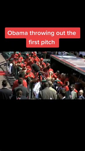 Obama Throws First Pitch at MLB Game
