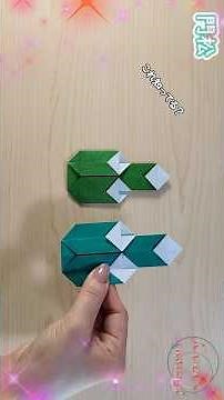 【折り紙】簡単 門松の作り方🎍How to make paper Kadomatsu#설날#正月#新年#梅花#元旦#南天#謹賀新年#Craft#折り方#おりがみ#origami#紙#종이접기#DIY