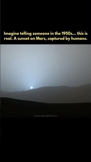 The sunset you weren't supposed to see. #astrophiles #spaceshorts #astronomy #mars #sunset