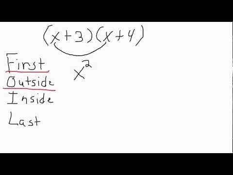 Using the FOIL Method to solve equations