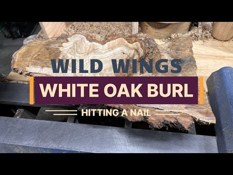 Hitting a Nail - #woodturning #lathe #woodworking #nails