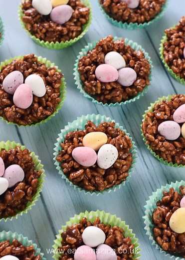 Easter Nest Crispy Cakes