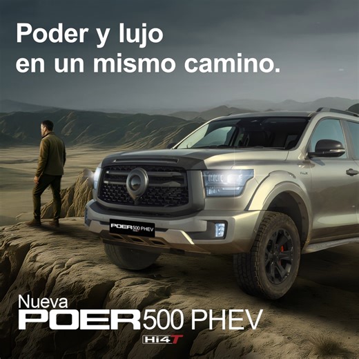 75 reactions | ✨ Lo que parecía imposible, ahora es realidad. La nueva GWM POER 500 PHEV combina la potencia de una verdadera pick up off road con la mejor tecnología híbrida, el confort y la distinción de un vehículo de lujo. Porque desde hoy, poder y lujo viajan en un mismo camino. #GWMPoer500 #PoderYLujo #HelloTomorrow #GWMMexico | GWM México | Facebook