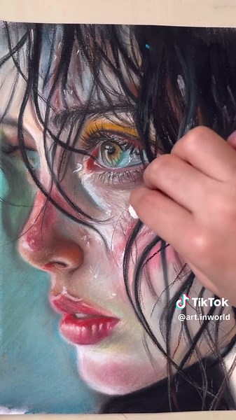 Realistic Oil Pastel Painting Art Tutorial
