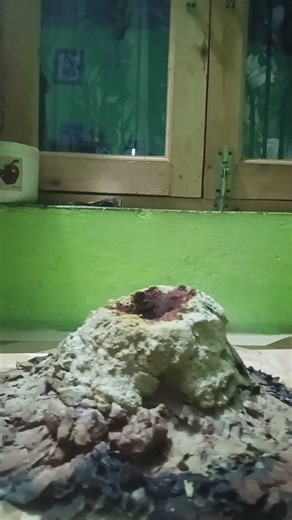 volcano project for practical of school volcano model made by abhay. #project of volcano
