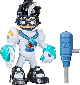 PJ Masks Power Heroes Buildable Heroes, Romeo Action Figure, Easy-to-Assemble, Superhero Toy for Boys and Girls 3 Years Old and Up