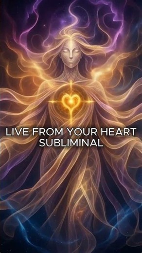 🌟LIVE FROM YOUR HEART SUBLIMINAL #subliminal #affirmation