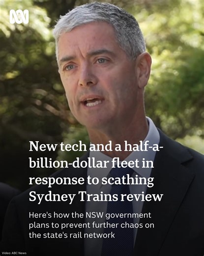 2.9K views | A review into Sydney's train chaos in May was scathing. So how will the government fix the city's ailing rail network? Full story: https://www.abc.net.au/news/2025-09-24/sydney-trains-rail-review-blueprint-explained/105808120?utm_campaign=abc_news_web&utm_content=link&utm_medium=content_shared&utm_source=abc_news_web Get the news that matters to you straight from the source. Download the ABC NEWS app: https://ab.co/abcnewsapp #ABCNewsNSW | ABC Sydney | Facebook