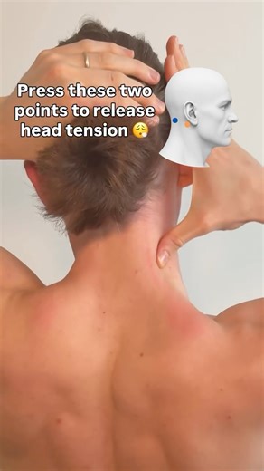 Jude Massey on Instagram: "Feeling head tension? Let’s work two powerful acupressure points to release it ⚡️ 👉 Gallbladder 20 (GB20) – found at the base of your skull, in the hollow just beneath the occipital bone and beside the big neck muscles. 👉 Gallbladder 12 (GB12) – located just behind the ear on the mastoid process, where the SCM muscle attaches. This is a common place where stress and tension build up. Both of these points are on the Gallbladder channel in Chinese Medicine – a pathway