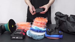 6 Inch Cordless Car Buffer Polisher, 8 Speed Control (2200-6000 RPM), 2x2.0Ah 21V Battery & 20 Polishing Pad Kit - Dual Action Polisher for Car, Boat, Detailing Waxing Scratch Removing Wood Buffing