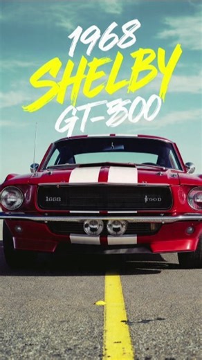 1968 Ford Mustang Shelby GT500 – Legendary American Muscle Power #veloshift116 #carshorts