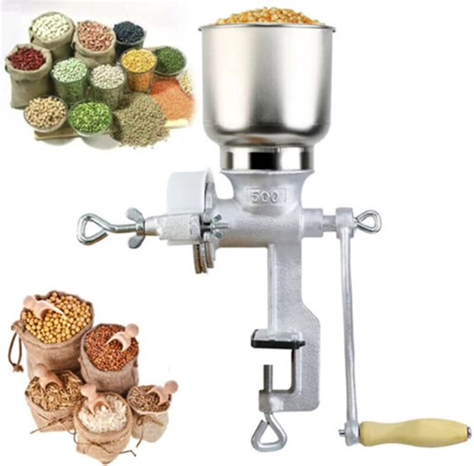 Hand Corn Mill Manual Corn Grinder with High Hopper