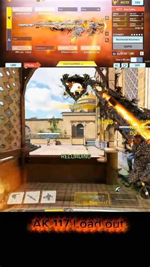 Mythic AK117 Load out Gameplay in COD Frontline #codmobile #hitgame #gaming #callofduty #character