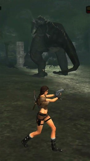 Lara Croft vs. T-Rex (Tomb Raider Anniversary)