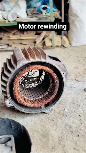 motor rewinding 😎💥⚡ #automobile #motorbuilding #motorrepair #electrical #machine #motormaintenance