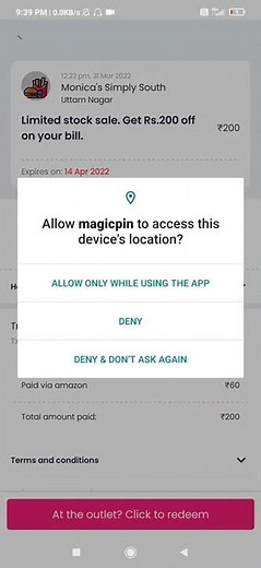 How to Redeem Voucher on Magicpin. #Shorts