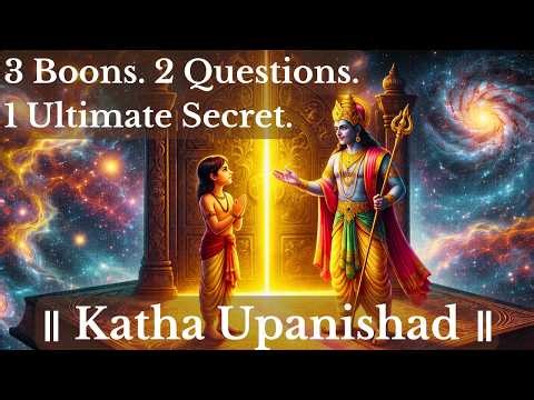 Katha Upanishad Explained | Nachiketa’s Three Boons and the Secret of Immortality