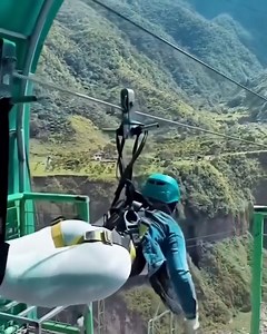 Trying out the world's longest zipline 🫣 | Awesome World