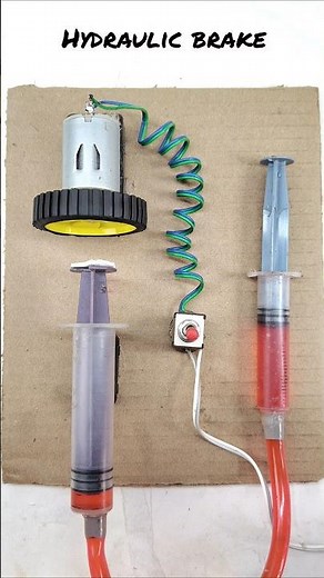 "Car Braking System Model Project for Science Students"