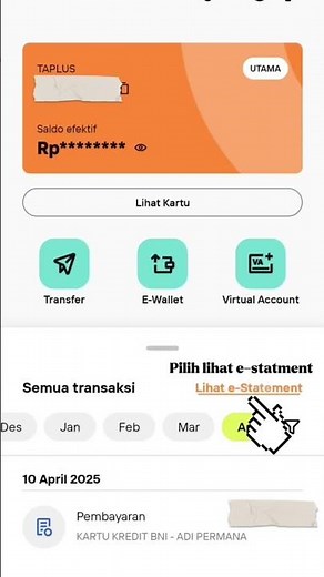 Cara download rekening koran BNI