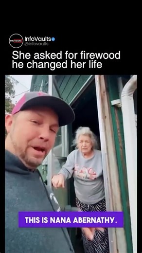 Info Vaults on Instagram: "An 85-year-old widow made a phone call she never expected to change her life. She contacted a local tree removal company, not for a job — but to ask if they had any leftover firewood. Winter was coming, money was tight, and she just needed help staying warm. The owner, Paul Brittain, didn’t just say yes. He showed up with firewood — free of charge. Then he noticed her car needed repairs. So he fixed it. He saw issues with her roof and handled that too. Her heating and