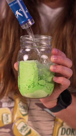 I left Mountain Chew Taffy in Vodka for a week #vodka #mountaindew #candy