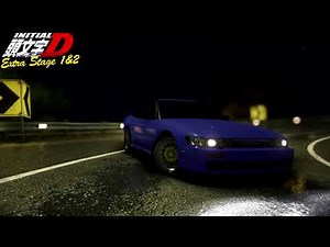 Initial D Extra Stage 1&2 Eurobeat Mix, All Songs In The Correct Order [HD]