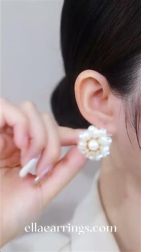 Blooming Floral Cluster Earrings, Gentle & Charming