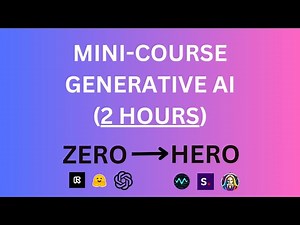 Ultimate Generative AI Course 2024: Tools, Use Cases & Concepts (Free Course)