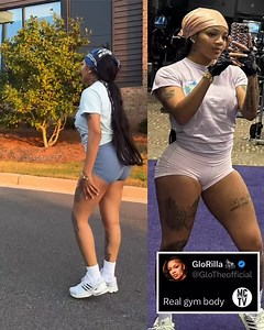Glorilla says she got that real gym body 🔥 | HipHop Wave