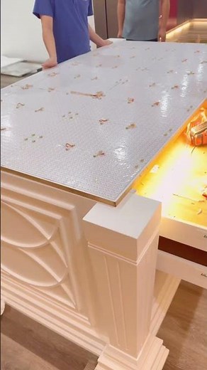 Have you ever thought about building a glowing countertop in your kitchen? - superlightingled