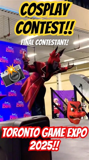 ALASTOR HAZBIN HOTEL! COSPLAY CONTEST! Toronto Game Expo 2025! #toronto #canada #anime #cosplay #416