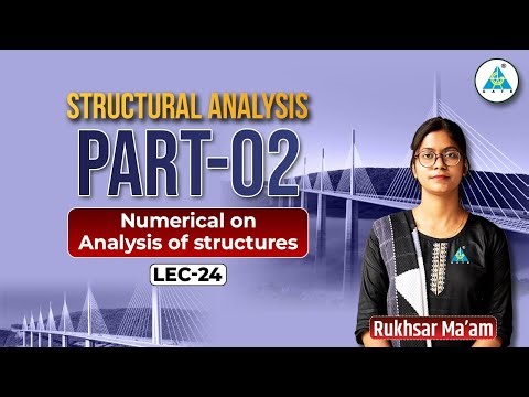 Lecture - 24 || Part 2 || Intro || Numerical on Analysis of structures || by Rukhsar Mam
