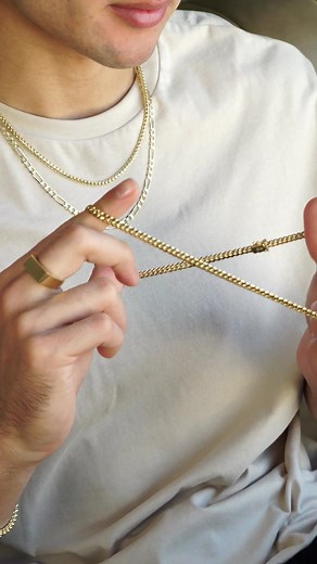 The Best Flat Chains to Pair With a Franco @saintsgoldco #saintsgold #goldchains #goldjewelry #menschains #mensjewelry