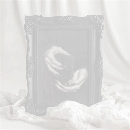 Vampire's Drink | Gothic Wall Art, Halloween Prints, Dark Oil Painting, Goth Home Decor, Spooky Horror Art, Macabre Art, Vampire Aesthetic - Etsy