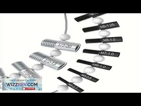 Nut & Bolt Thread Checker Inch & Metric 26 Male Female Gauges Stainless