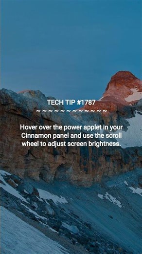 Cinnamon Brightness Secret | 2025-12-21 | #Shorts #webdevelopmenttips #TechTips #productivityhacks