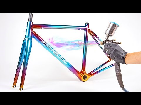 How To Candy Chrome Paint a Carbon Bike