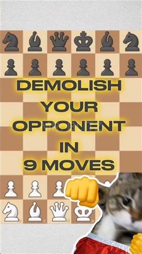 This Opening DEMOLISH your Opponents in 9 Moves