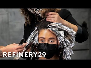 I Bleached My Natural Hair Blonde For The First Time | Hair Me Out | Refinery29