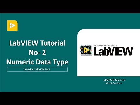 LabVIEW Tutorial -02 | Numeric Data Type (LabVIEW Programmer #beginners) CLAD CORE 1