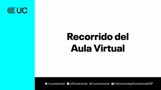 Recorrido del Aula Virtual