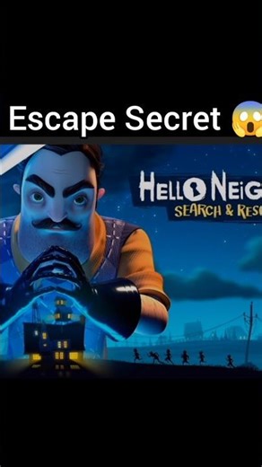 Hello Neighbour Secret Escape video #Shorts
