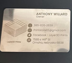Engraved Business Cards - Etsy