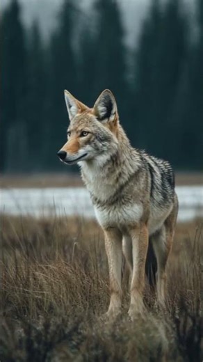 Coyote vs road runner. Do coyotes actually hunt road runners?(AI generated) #metaai #nature #animal