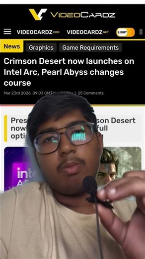 intel arc gpu #intel #intelarc #gpu #crimsondesert