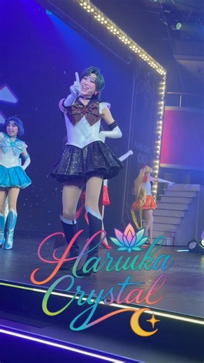 ファンサ🤎💜プーサタver.#美少女戦士セーラームーン #prettyguardiansailormoonshiningtheater #stst #セラミュ #福田桃芭 #飯島優花 #プルート