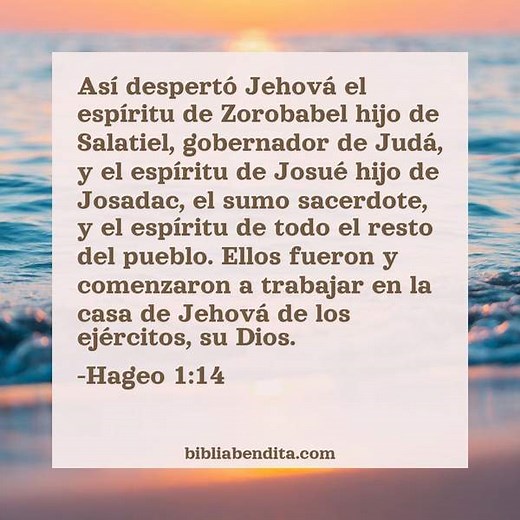 ¿Qué significa "Y despertó Jehová el espíritu" en La Biblia? - Biblia Online - Bibliabendita.com