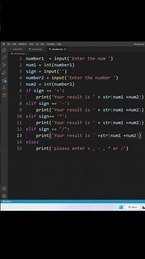 making a calculator in python