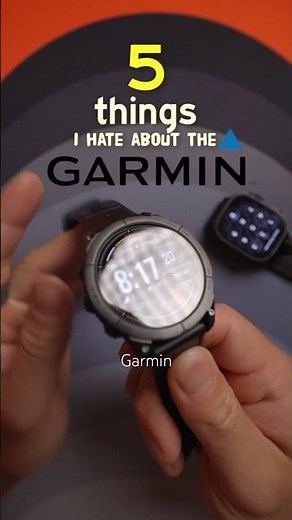 WHY I HATE GARMIN WATCHES (As an Apple Watch User)